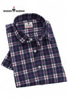 Modern Marwar premium checked shirts for men in navy, red, and white with button-down collar