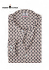 Premium men's printed shirt by Modern Marwar featuring a stylish floral design and button-up collar