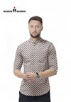 Modern Marwar premium men's printed shirt in a stylish design with a casual collar for versatile wear