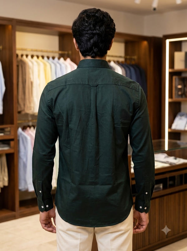 SINGH Men's Plain Shirt -15-101-7 Premium Royal Elegance