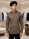 SINGH Men's Plain Shirt -15-101-7 Premium Royal Elegance