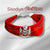 Sisodiya/ Chundawat logo moli bracelet with red threads and silver emblem for traditional style