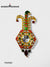 Colorful traditional brooch for men with intricate designs and gemstone accents from Modern Marwar