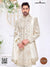 Elegant traditional Indian groom outfit by Modern Marwar featuring intricate gold embroidery