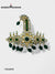 Beautiful traditional Indian hair accessory with intricate design and green gemstones from Modern Marwar