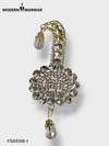 Embellished traditional men's jewelry featuring sparkling stones and elegant design from Modern Marwar