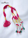 Colorful traditional talwar dori with beads and tassels for authentic ethnic styling