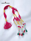 Colorful traditional talwar dori with beads and tassels for authentic ethnic styling