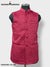 Stylish Modern Marwar M Nahru Jacket in red with quilted design, featuring velvet koti chex pattern