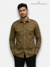SINGH Hunting Linen 4P-13-5019 Shirt for Regal Elegance