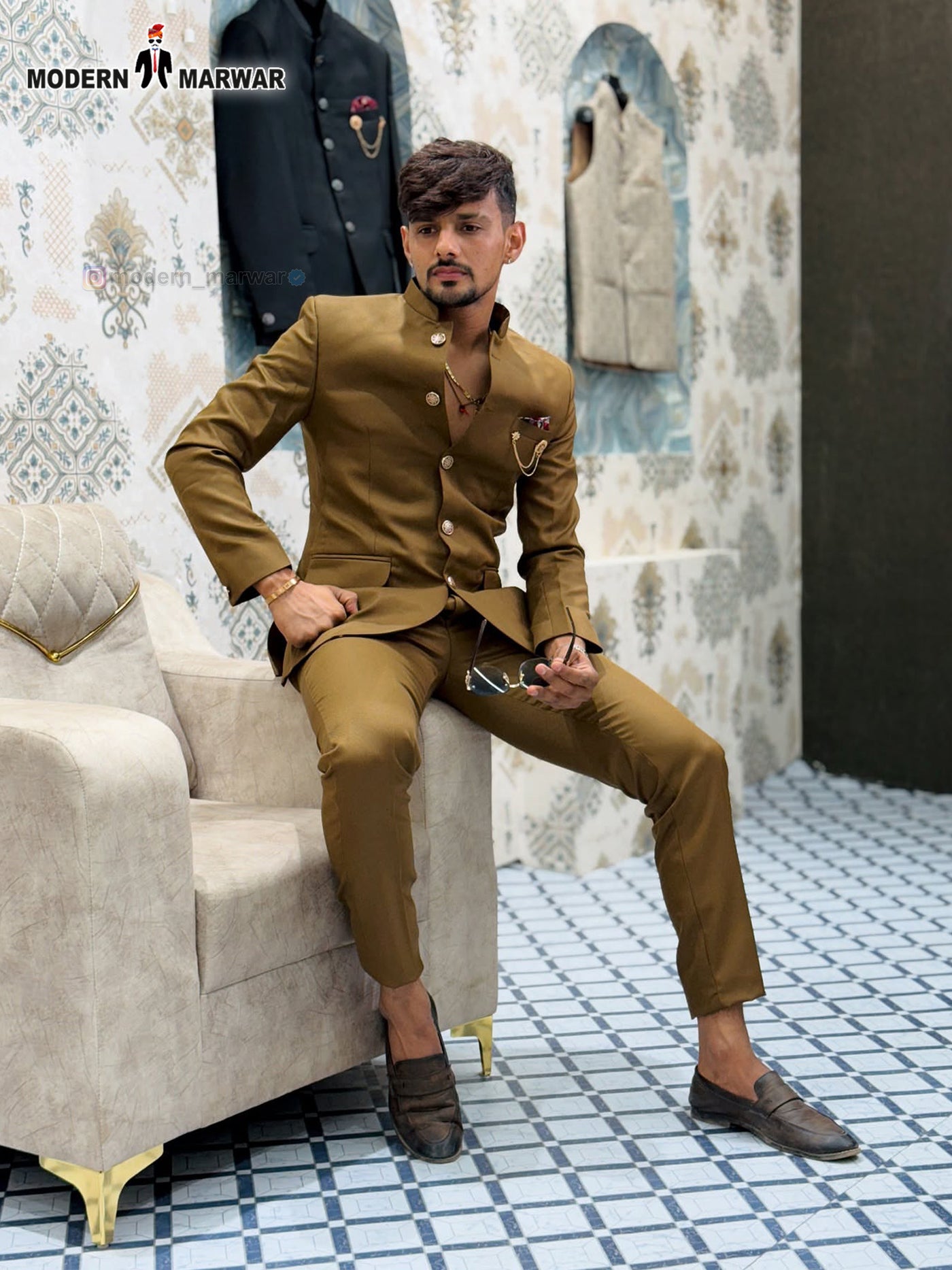 Men's Jodhpuri Coat Suit 1017