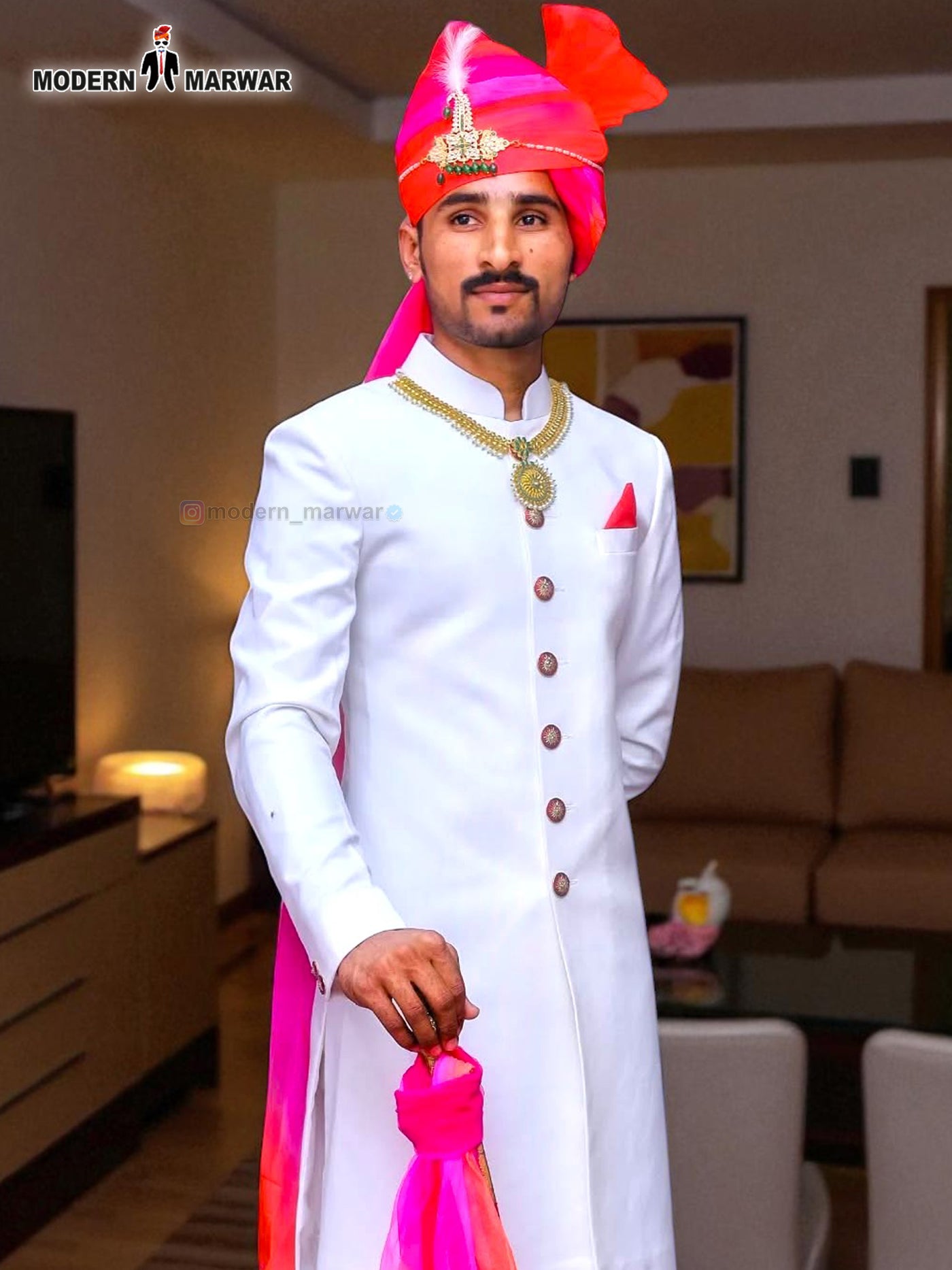 Royal Rajputi Jodhpuri  Achkan  1004
