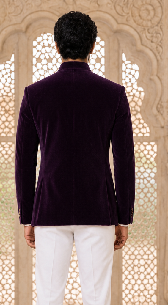 HARD VELVET JODHPURI SUIT 1234