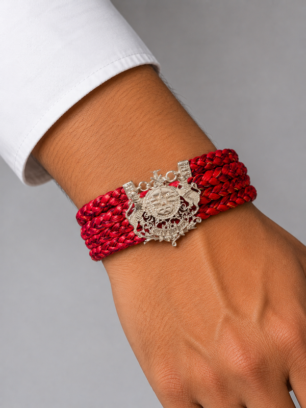 Deora Logo Moli Bracelet in Red for Men