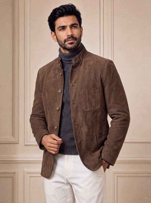 1116 Coat in Swed Fabric