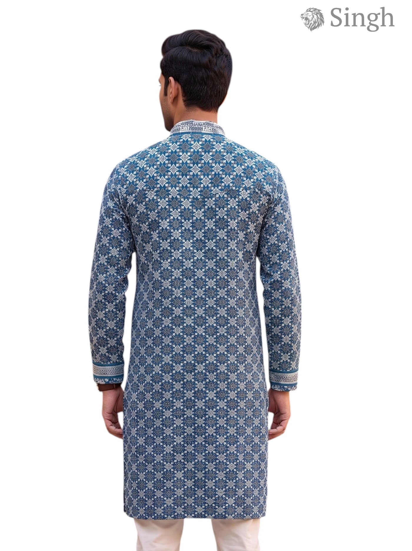 Singh Long Kurta-19-202-4 Men's Kurta for Royal Occasions
