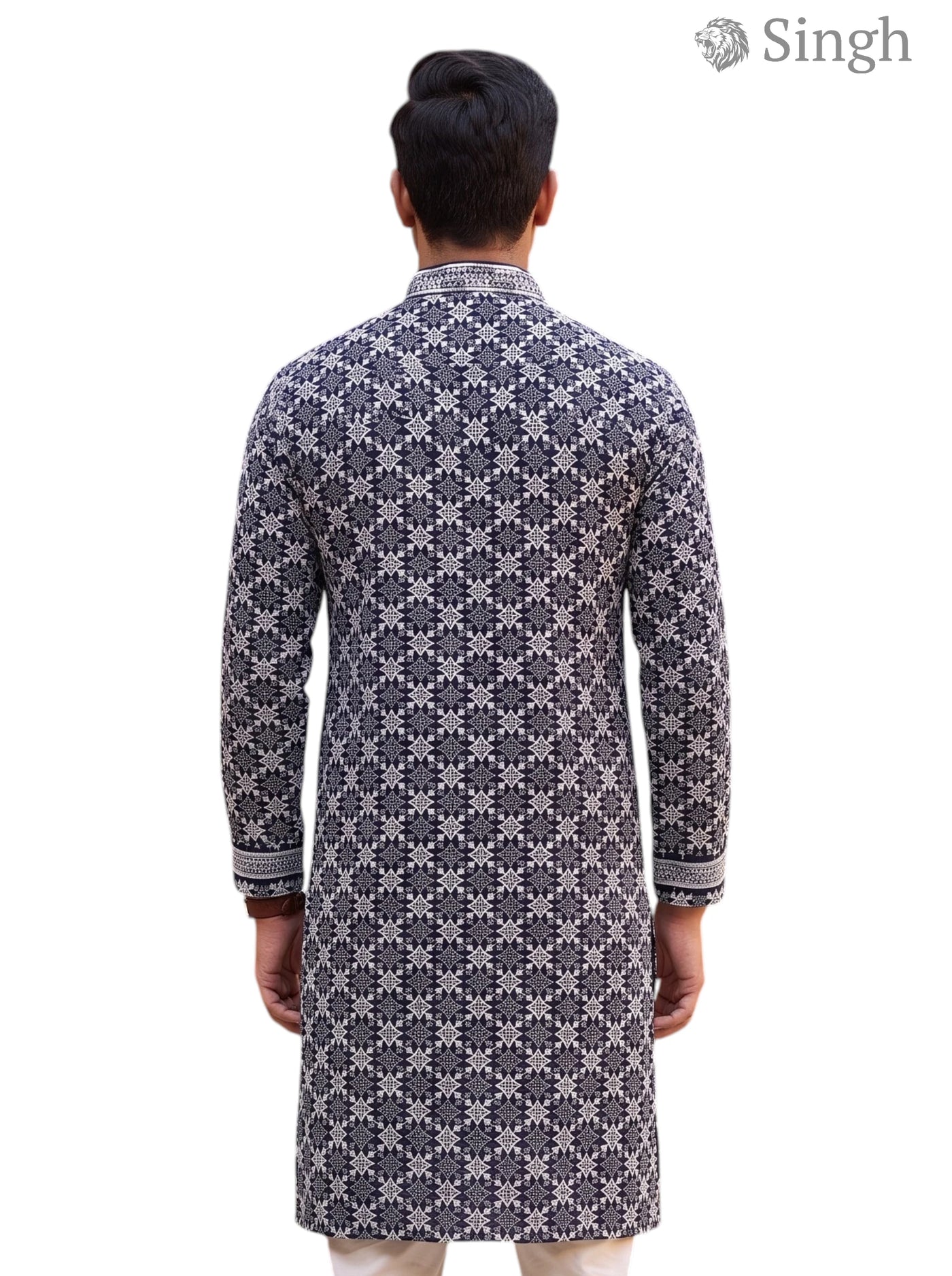 Singh Long Kurta-19-202-4 Men's Kurta for Royal Occasions
