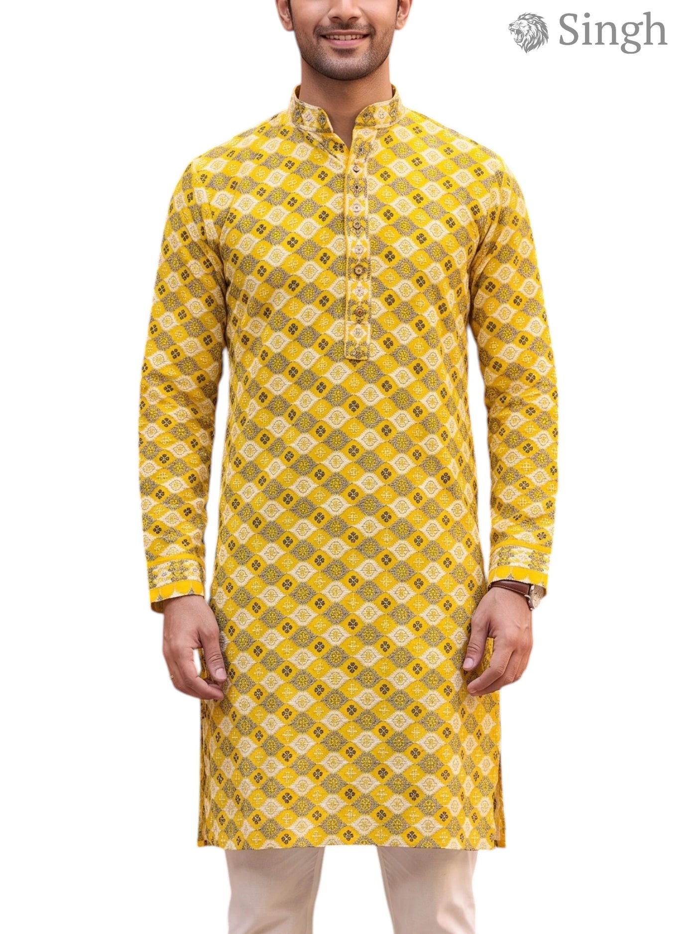 Singh Long Kurta-19-205-6 Men's Kurta for Royal Occasions
