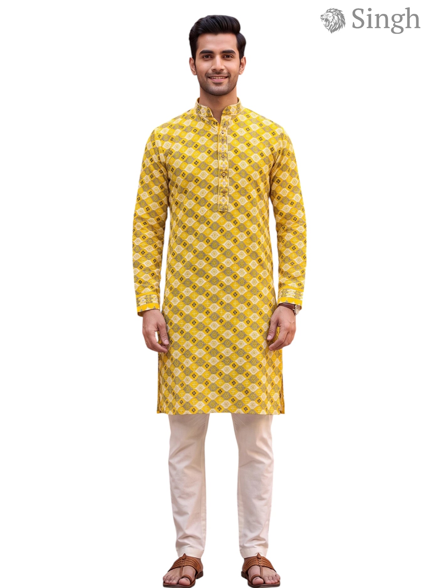 Singh Long Kurta-19-205-6 Men's Kurta for Royal Occasions