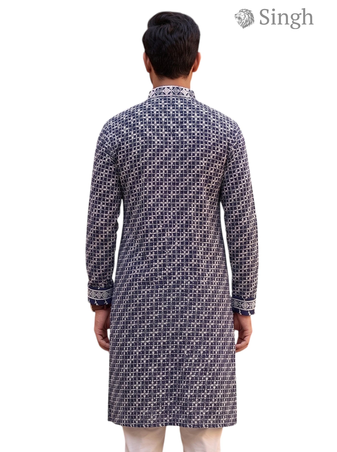 Singh Long Kurta-19-204-4 Men's Kurta for Royal Occasions