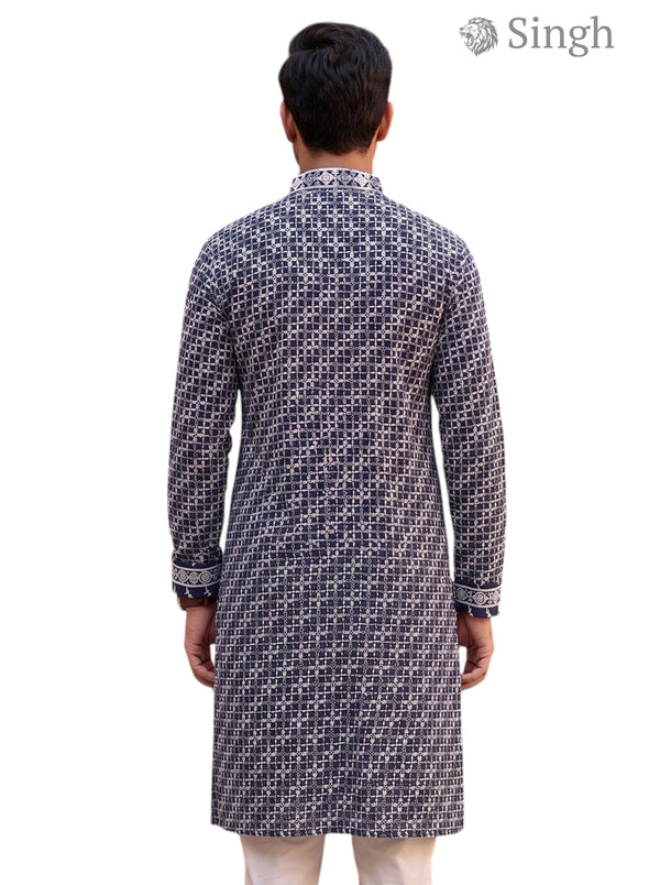 Singh Long Kurta-19-204-4 Men's Kurta for Royal Occasions