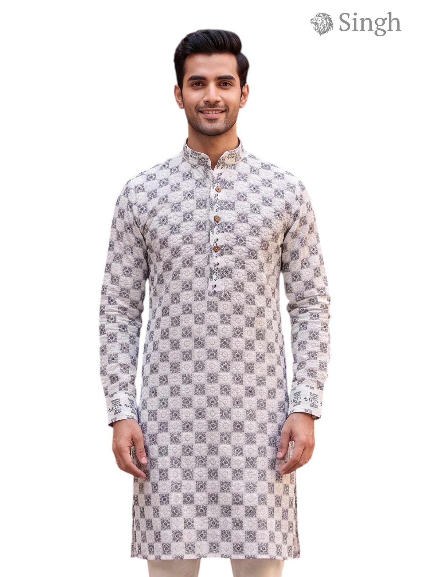 Singh Long Kurta-19-203-2 Men's Kurta for Royal Occasions