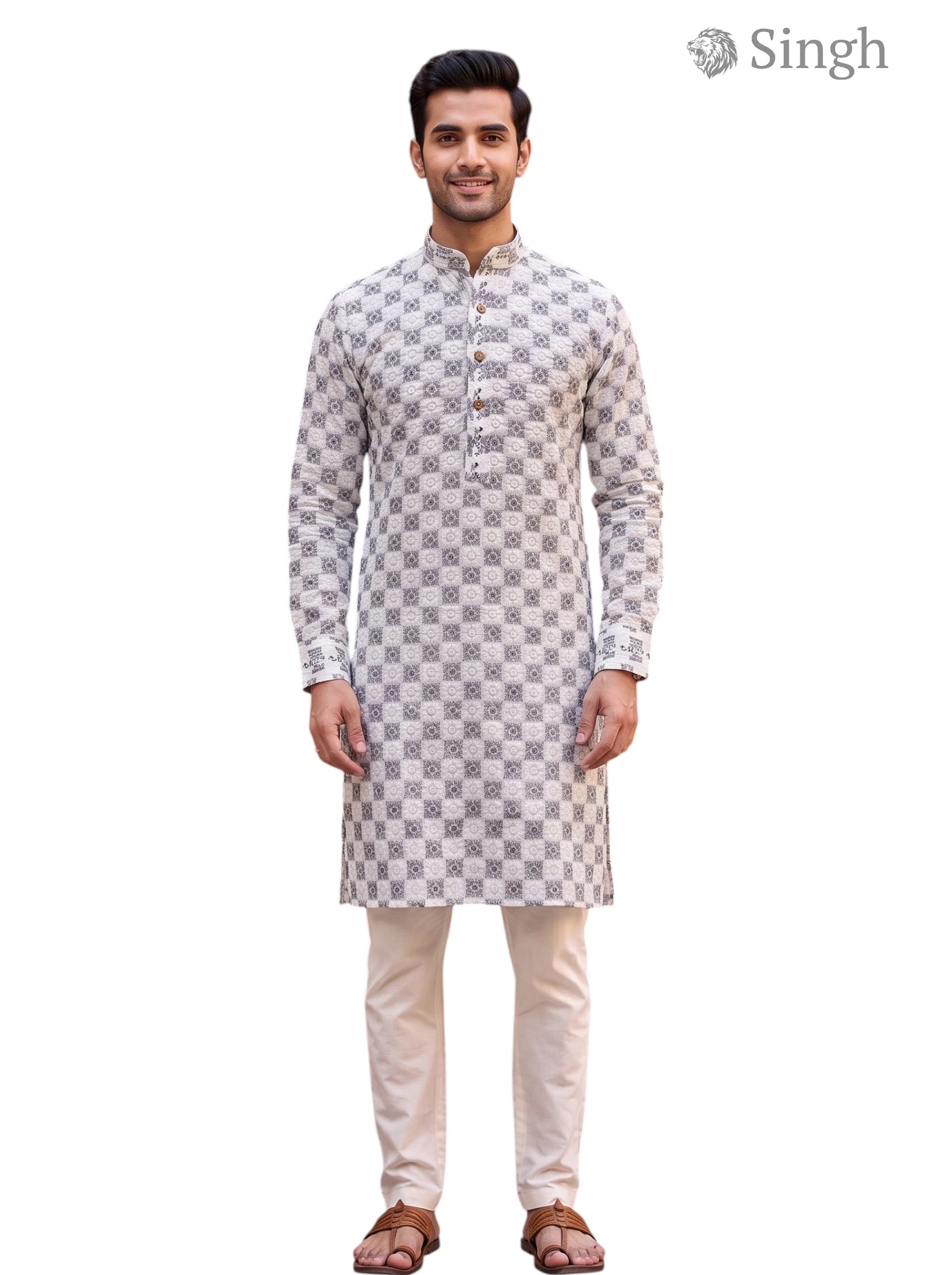 Singh Long Kurta-19-203-2 Men's Kurta for Royal Occasions