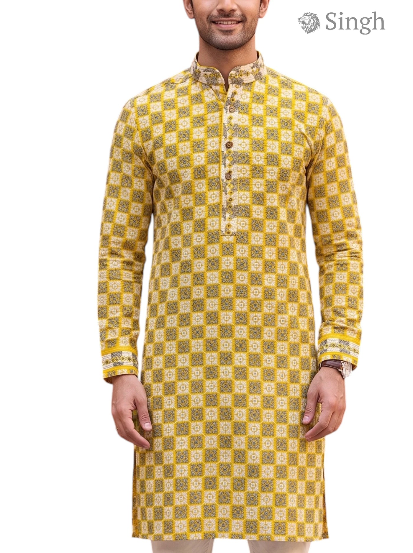 Singh Long Kurta-19-203-2 Men's Kurta for Royal Occasions