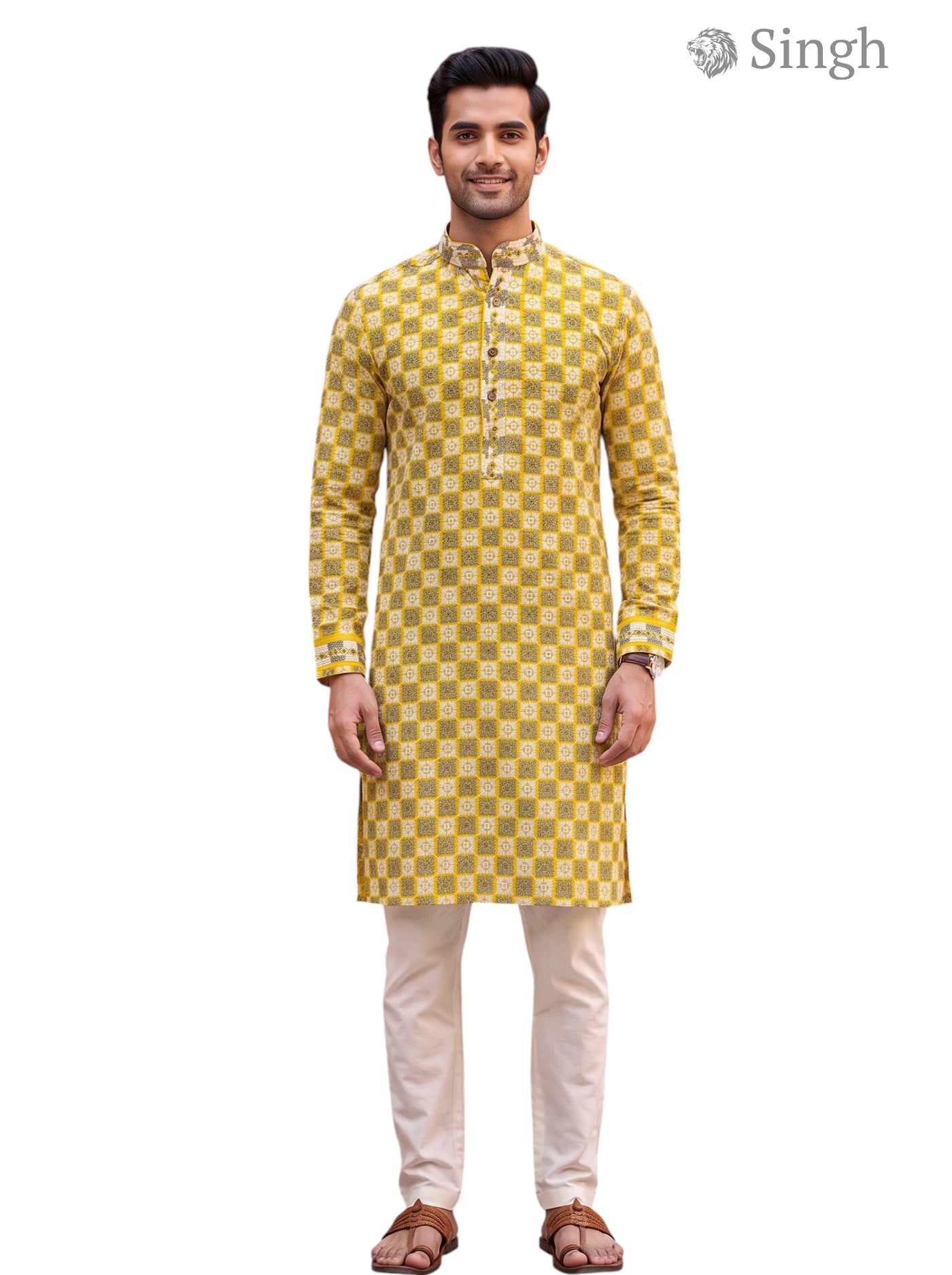 Singh Long Kurta-19-203-2 Men's Kurta for Royal Occasions