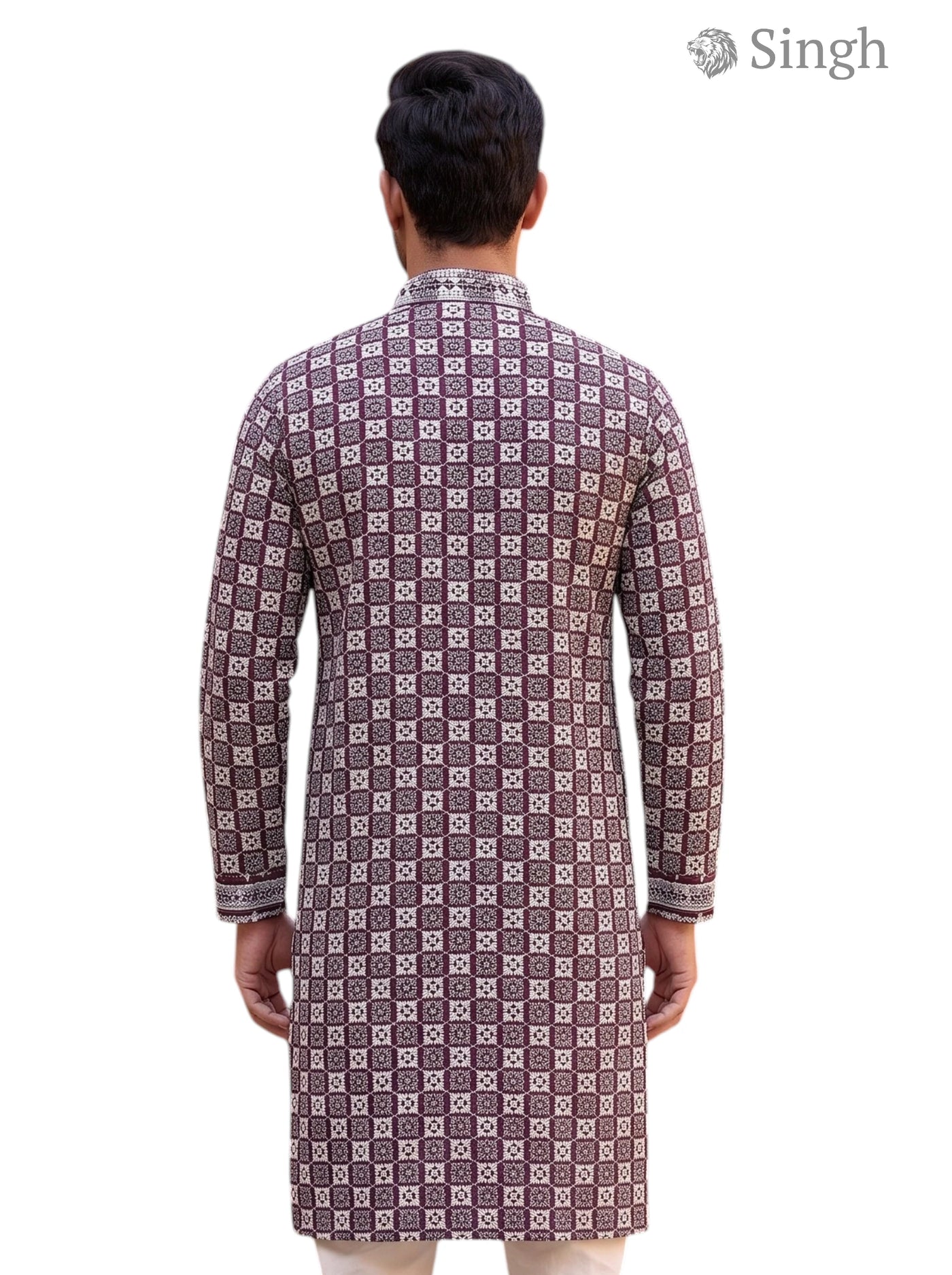 Singh Long Kurta-19-203-2 Men's Kurta for Royal Occasions