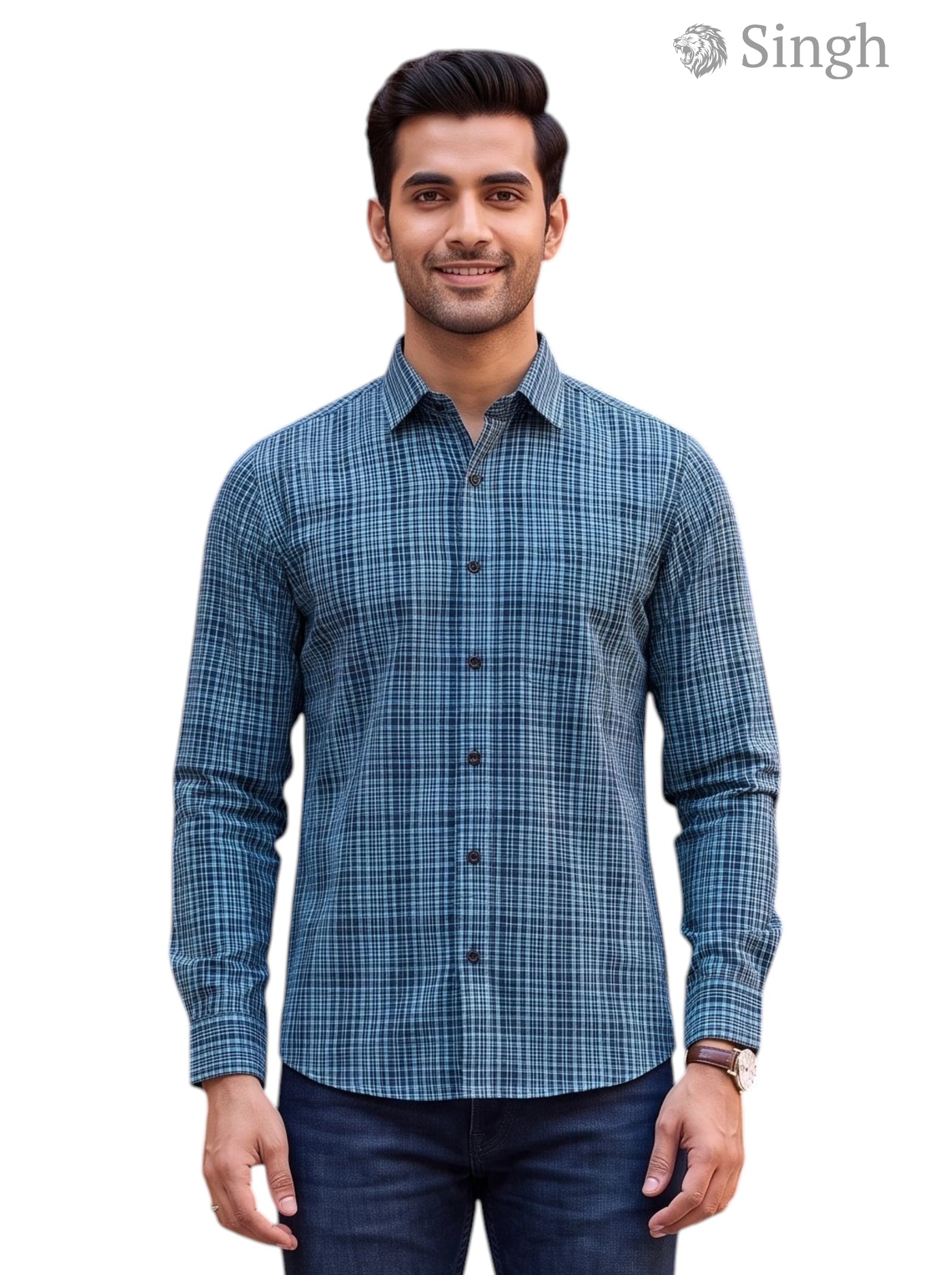 Singh Mens Sanganeri Floral-15-110-1