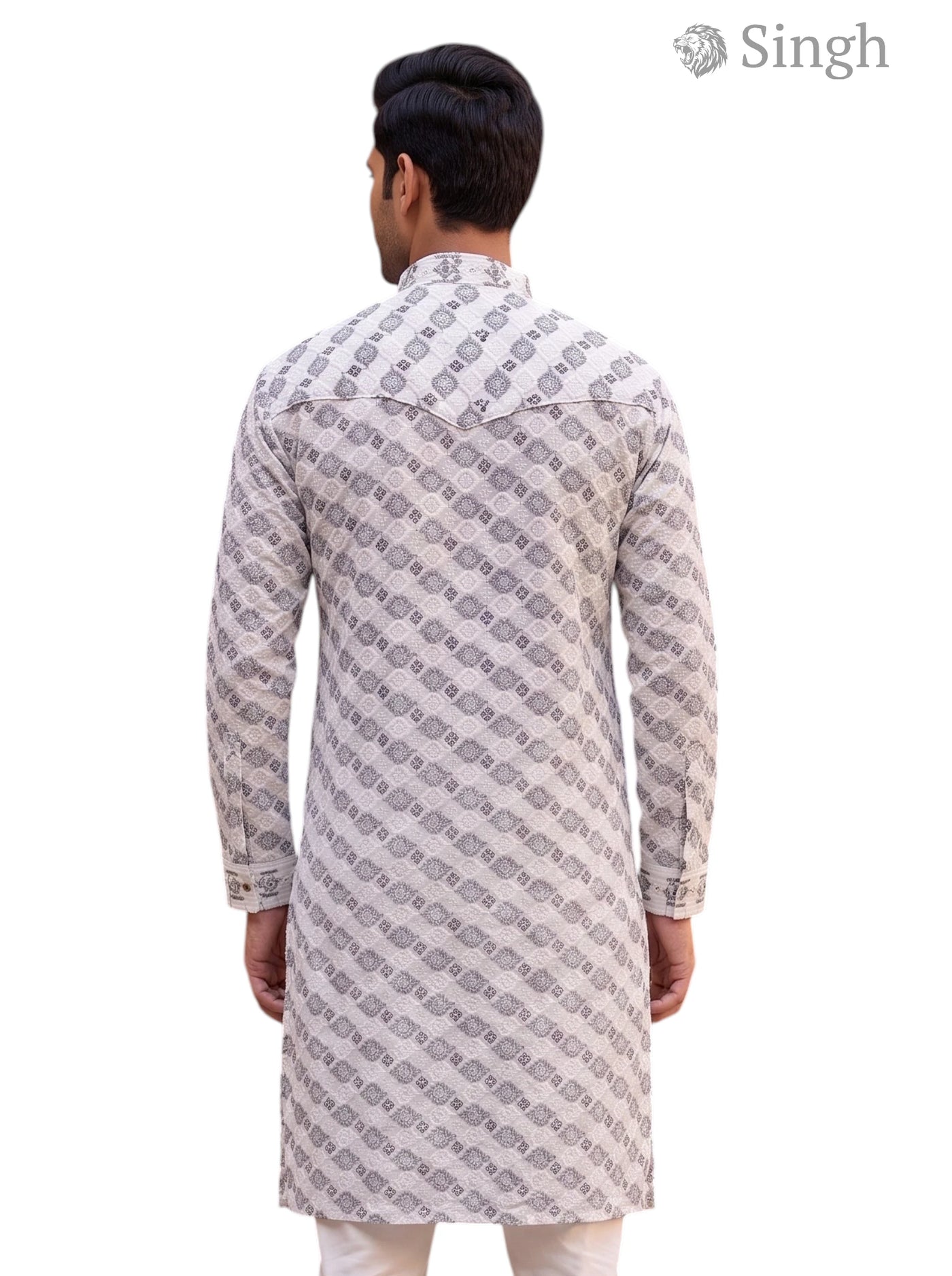 Singh Long Kurta-19-205-6 Men's Kurta for Royal Occasions
