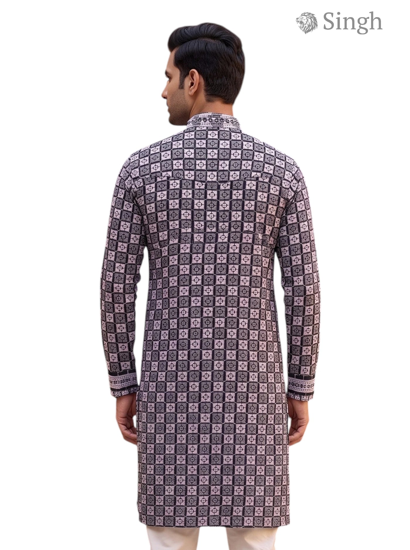Singh Long Kurta-19-203-2 Men's Kurta for Royal Occasions