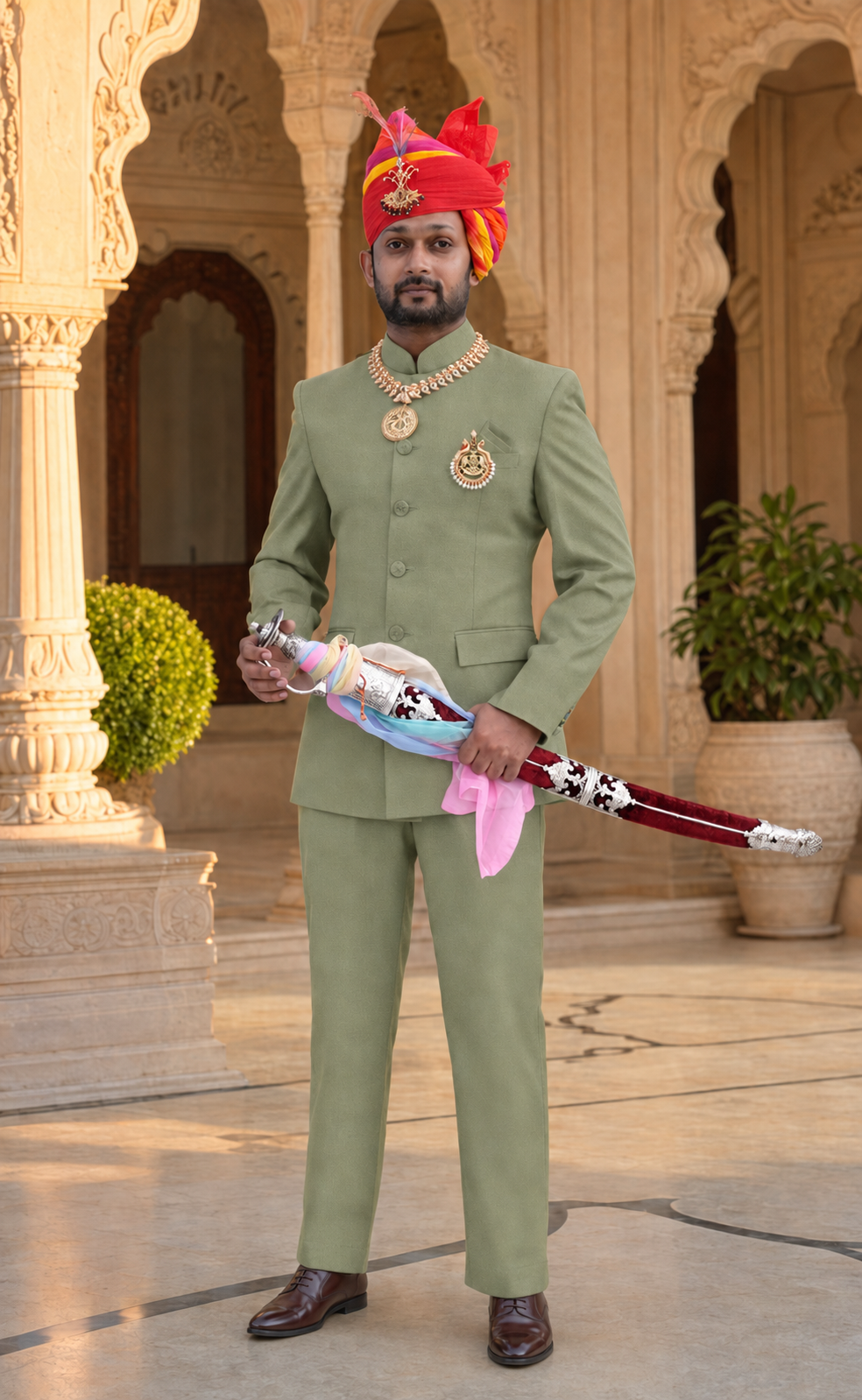Rajputi Jodhpuri Suit for Men by Modern Marwar 5001