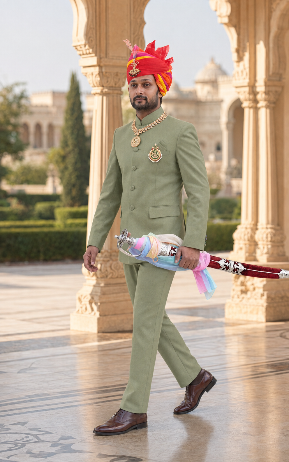 Rajputi Jodhpuri Suit for Men by Modern Marwar 5001