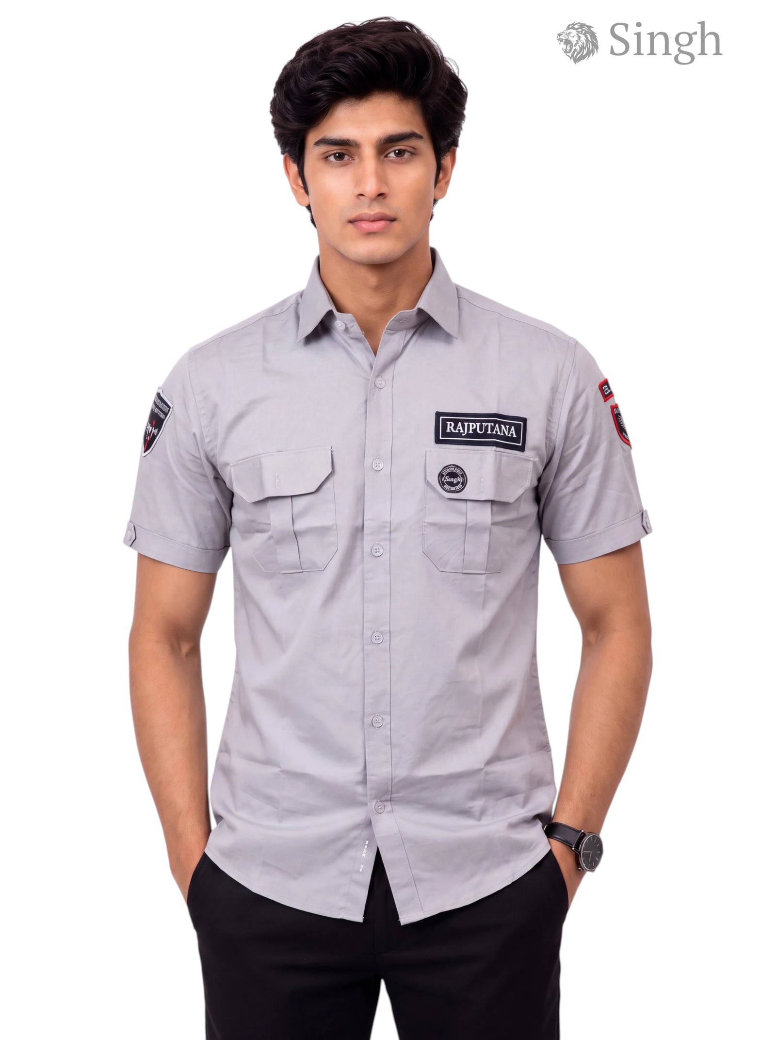 SINGH RAJUTANA SHIRTS (MENS) H-15-116-6 Regal Elegance