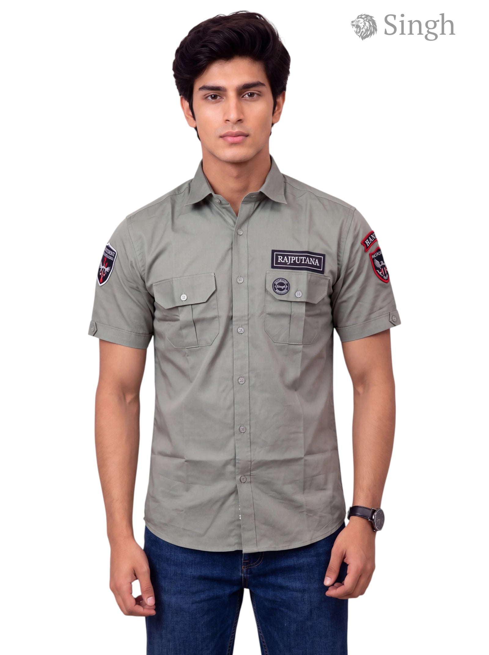 SINGH RAJUTANA SHIRTS (MENS) H-15-116-6 Regal Elegance