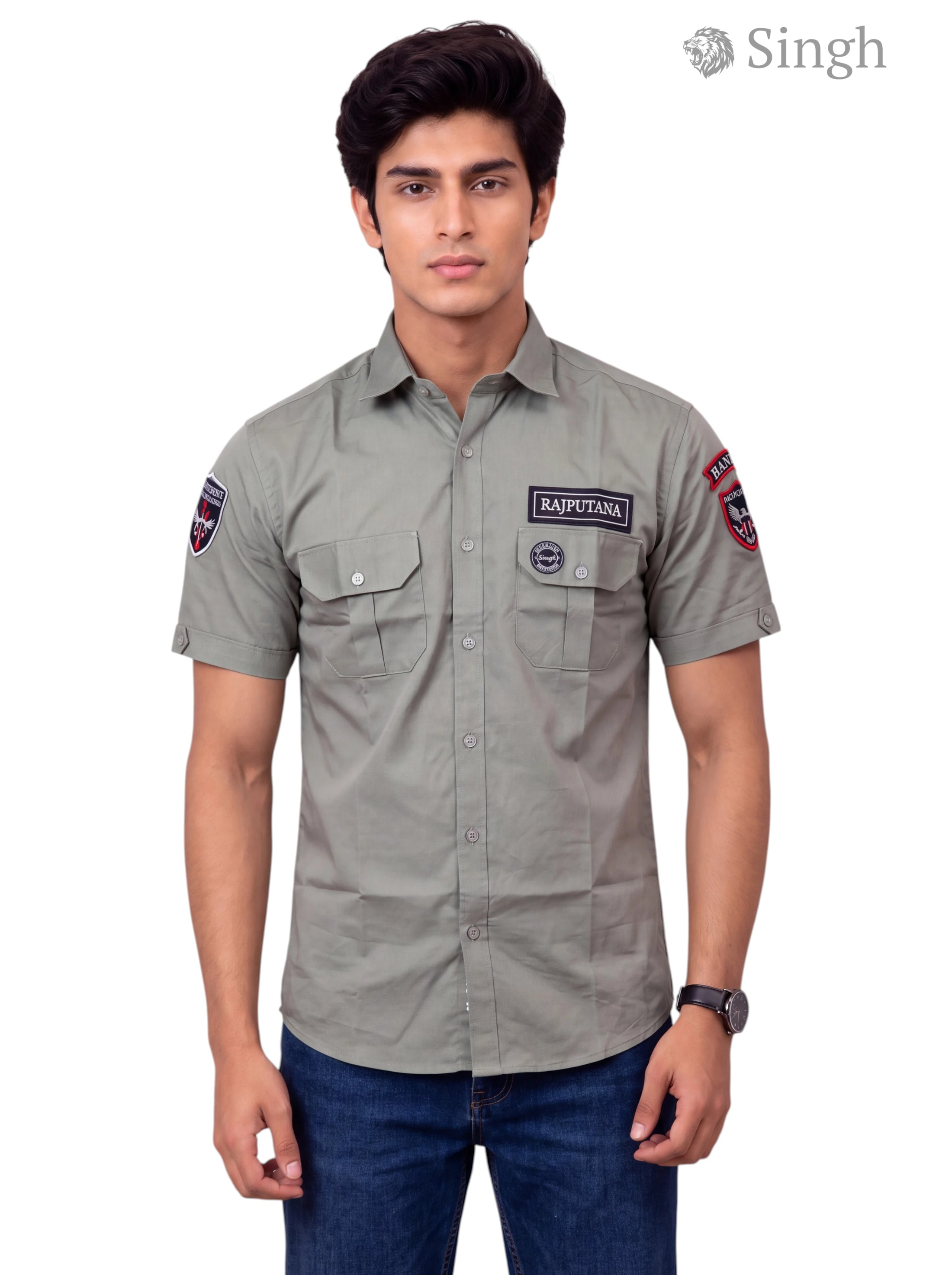 SINGH RAJUTANA SHIRTS (MENS) H-15-116-6 Regal Elegance