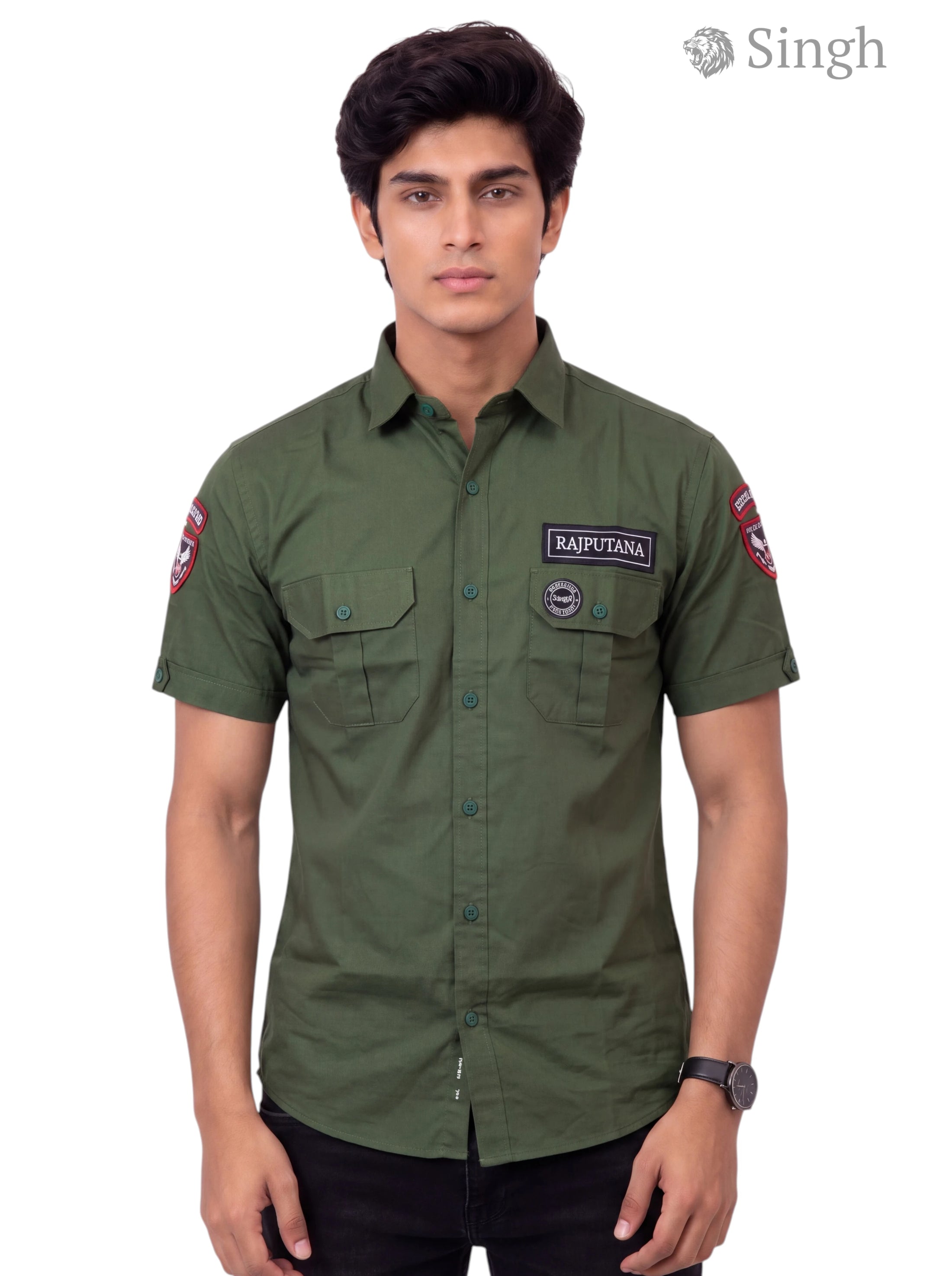 SINGH RAJUTANA SHIRTS (MENS) H-15-116-6 Regal Elegance