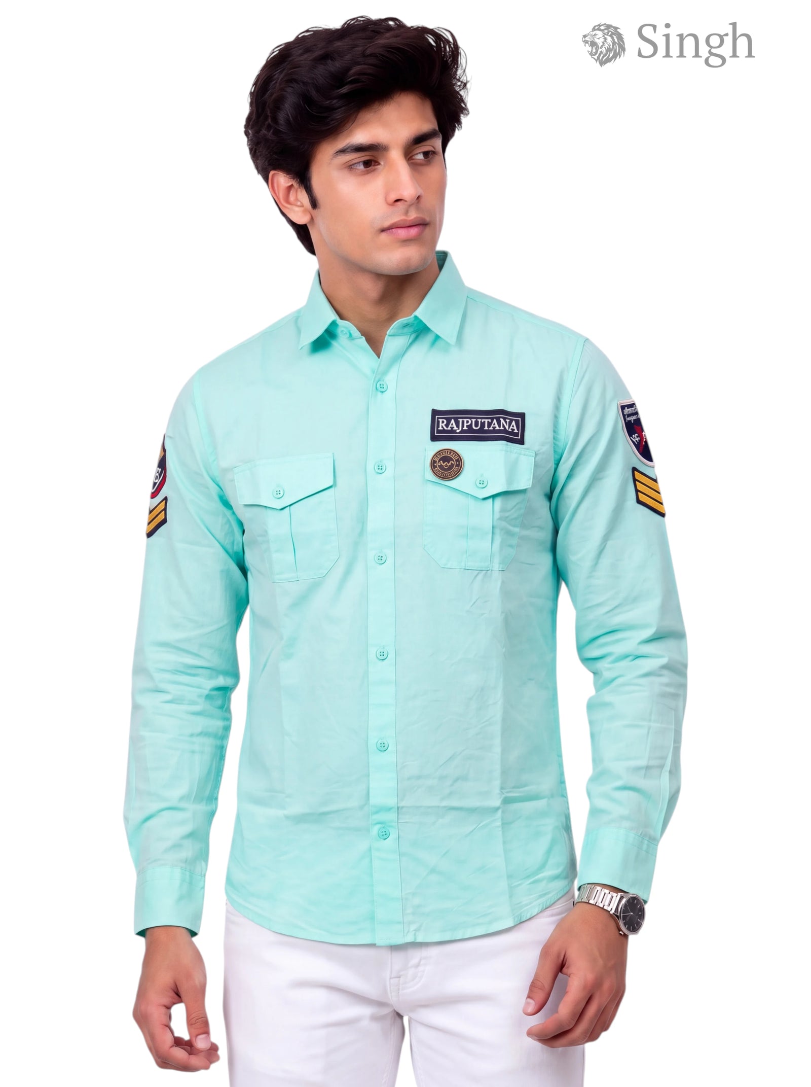SINGH RAJUTANA SHIRTS (MENS) F-15-115-2 Regal Elegance