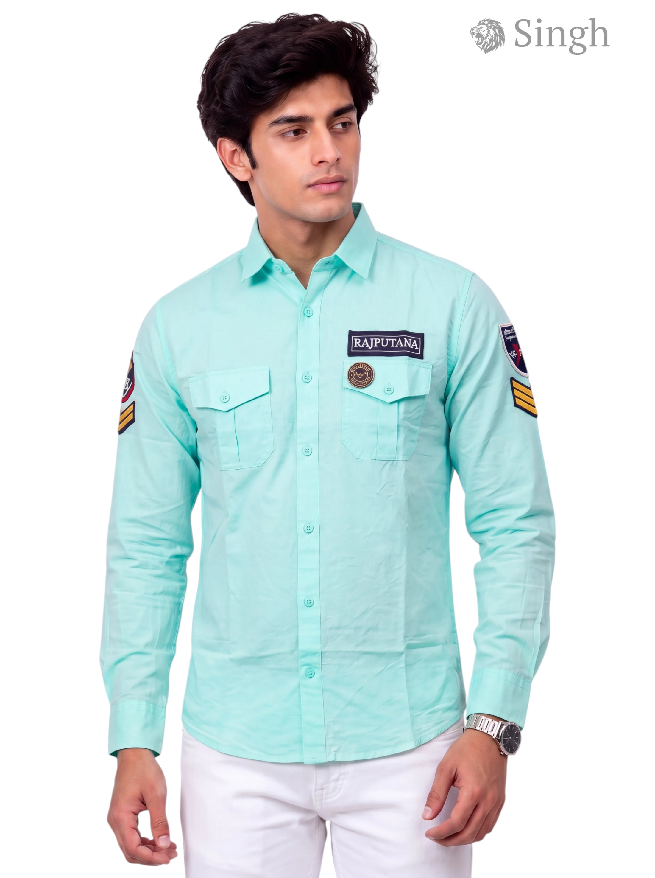 SINGH RAJUTANA SHIRTS (MENS) F-15-115-2 Regal Elegance