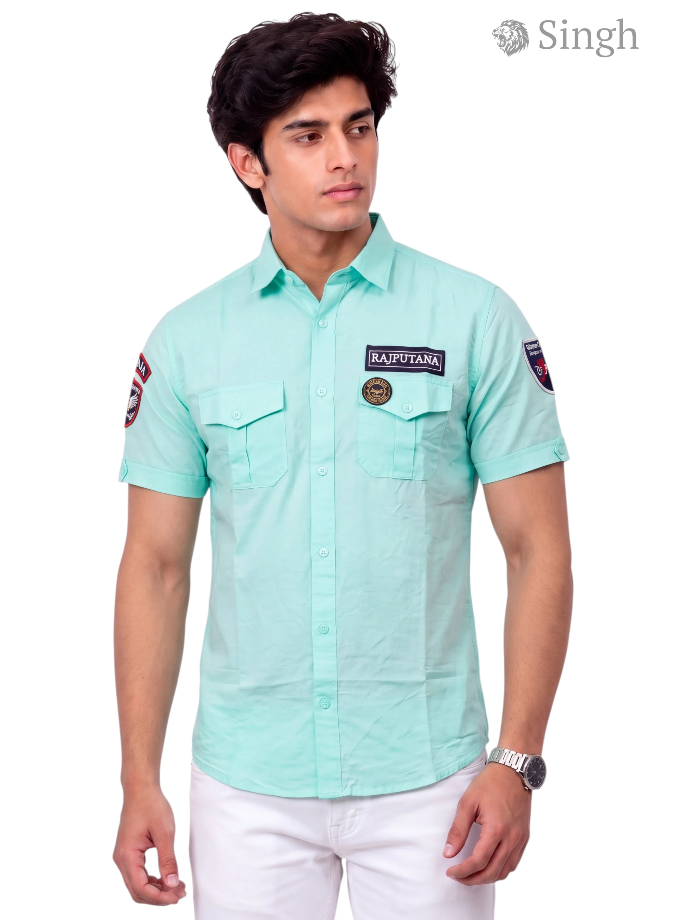 SINGH RAJUTANA SHIRTS (MENS) H-15-116-6 Regal Elegance