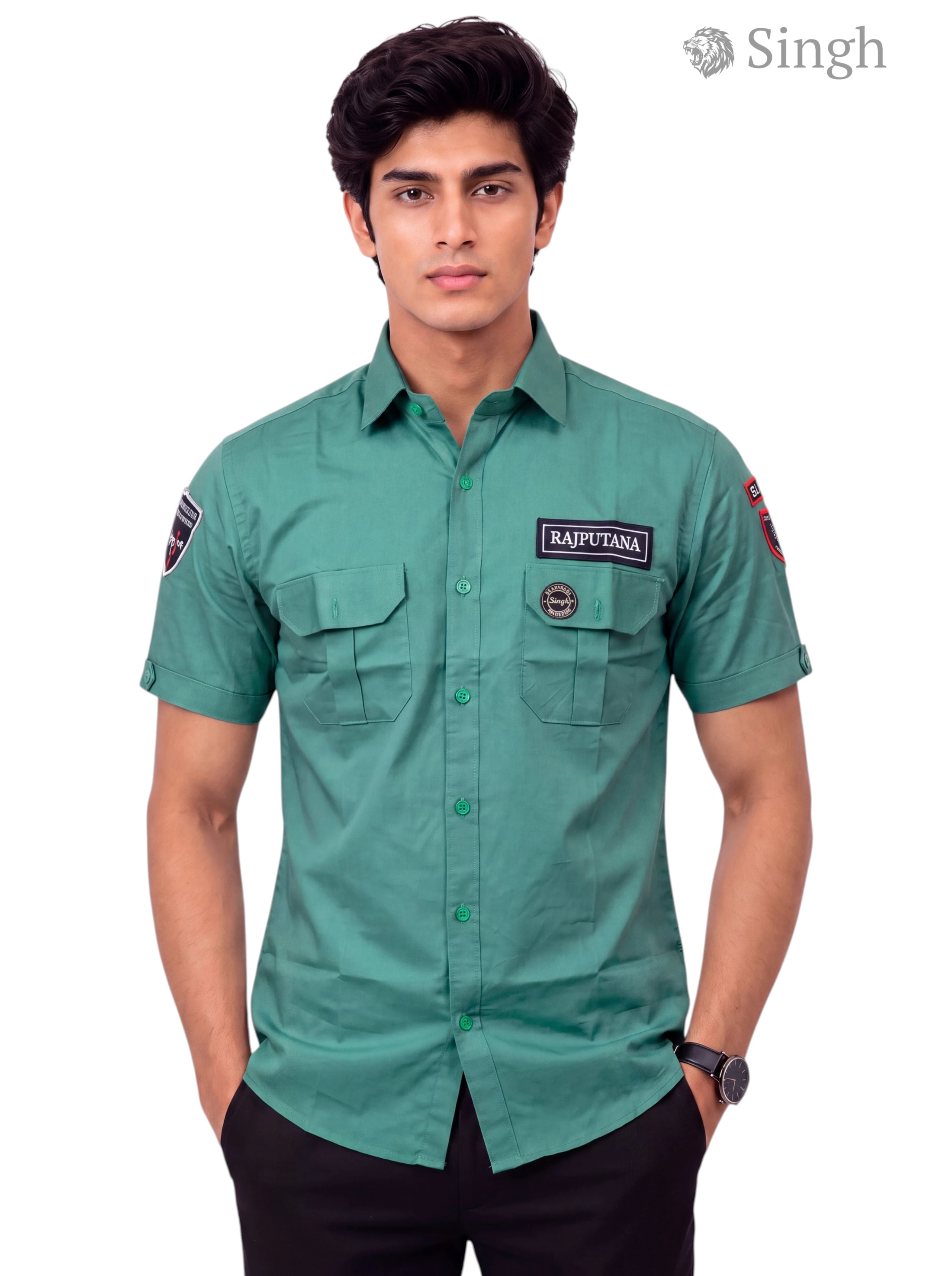 SINGH RAJUTANA SHIRTS (MENS) H-15-116-6 Regal Elegance