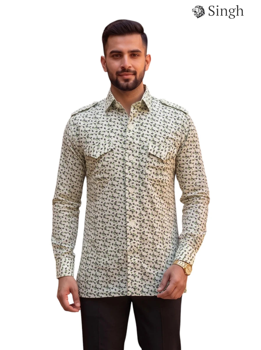 SINGH Hunting Shirts-1308-13 Premium Royal Ethnic Wear