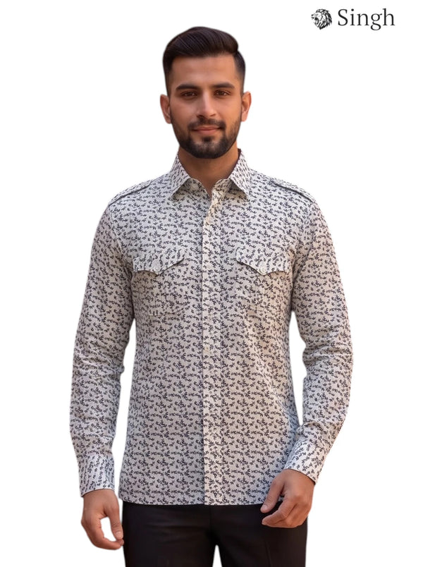 SINGH Hunting Shirts-1308-14 Premium Royal Ethnic Wear