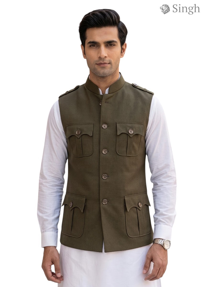 Singh Men's Koti with Box Code HK-16-2136-1-36