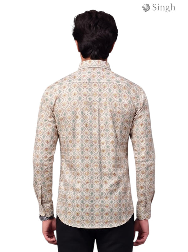 SINGH SANGANERI SHIRTS-1001-109 Regal Wedding Attire