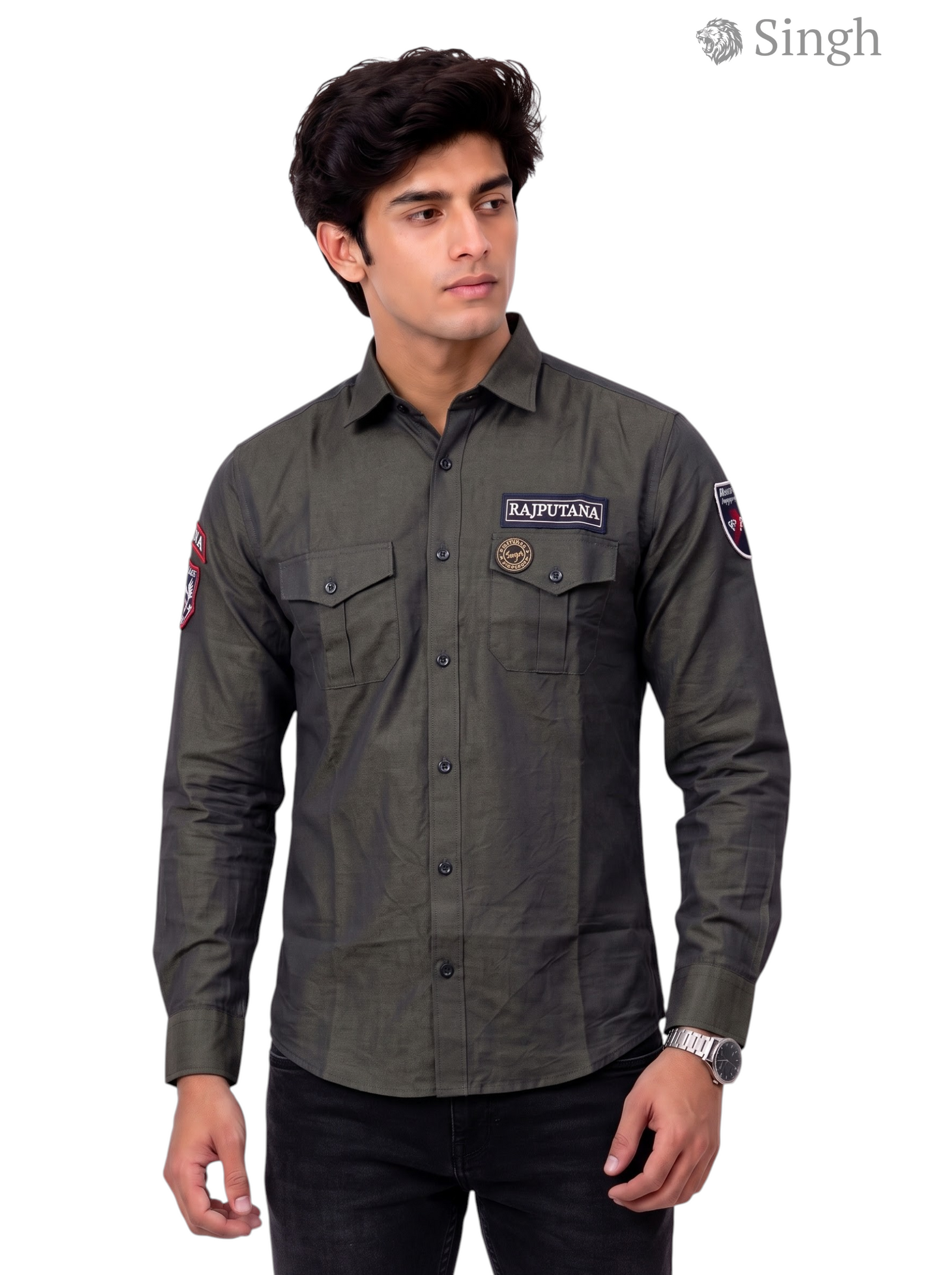 SINGH  RAJPUTANA SHIRTS (MENS) F-15-115-2 Regal Elegance