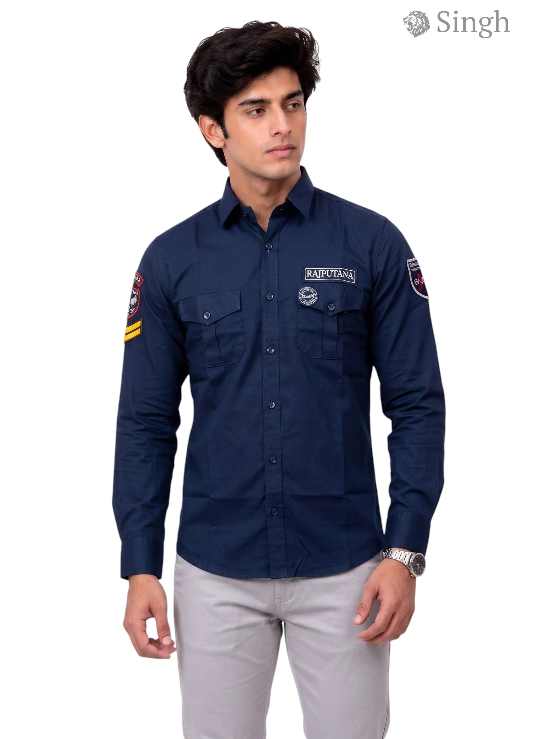 SINGH RAJPUTANA SHIRTS (MENS) F-23  Regal Elegance
