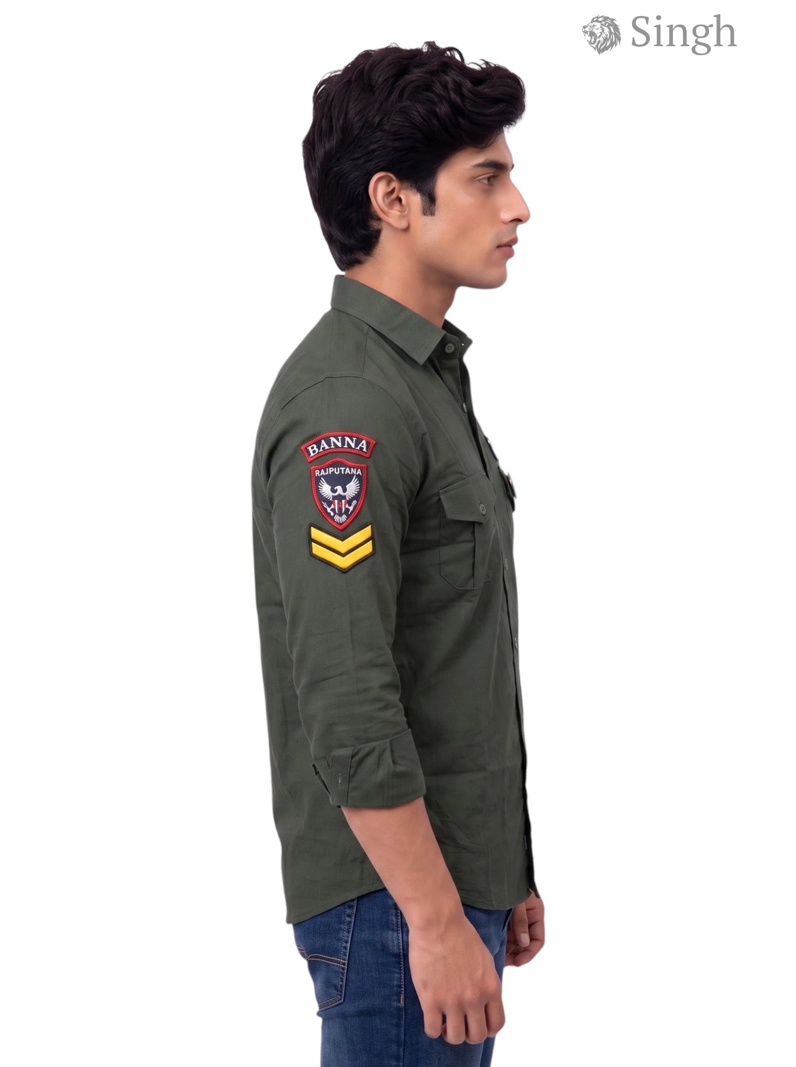 SINGH RAJPUTANA SHIRTS (MENS) F-23  Regal Elegance
